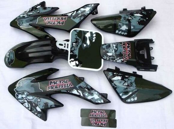 Наклейки на пластик (комплект) KAYO CRF "METAL MULISHA" pitbikemarket.ru