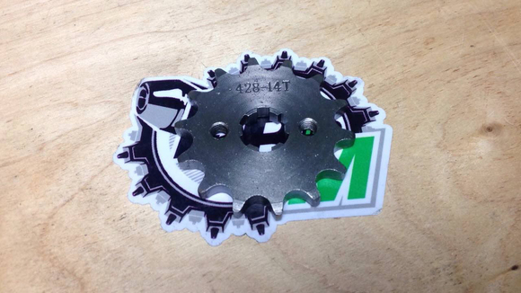 Звезда передн. 14Т 428 pitbikemarket.ru