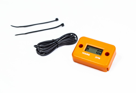 Счетчик моточасов (без тахометра) SM-PARTS  SMP-006 оранжевый pitbikemarket.ru