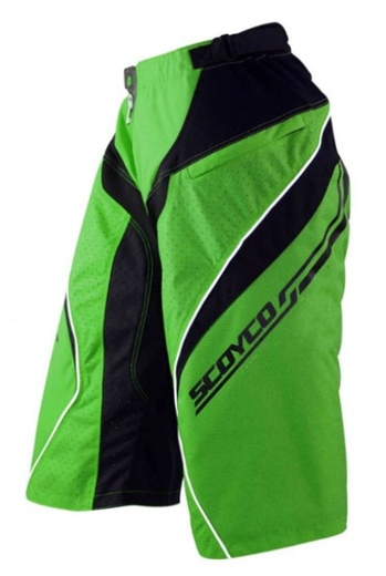 Мотошорты P032 зелен. XL Scoyoco pitbikemarket.ru