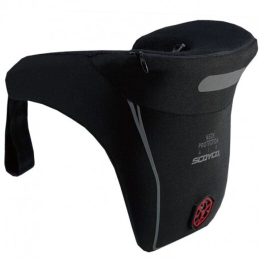 Защита шеи мотоциклиста с молнией N04 черная Scoyco pitbikemarket.ru