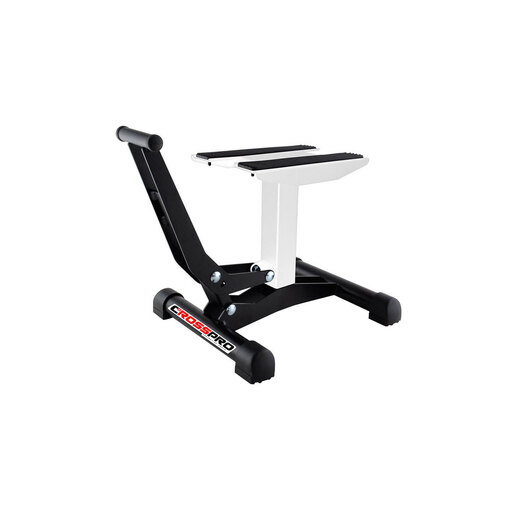 Подставка для кроссового мотоцикла с лифтом Crosspro белая pitbikemarket.ru
