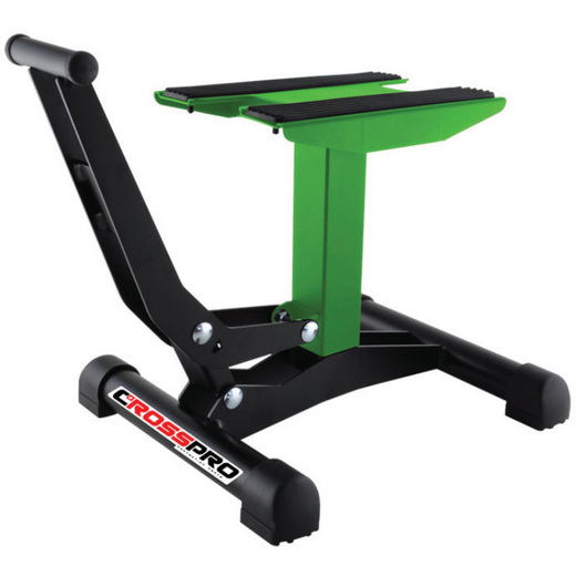 Подставка для кроссового мотоцикла с лифтом Crosspro зеленая pitbikemarket.ru