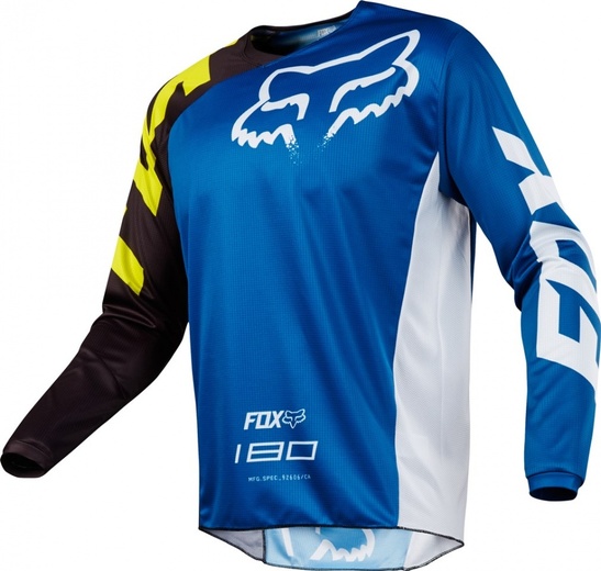 Мотоджерси Fox 180 Race Jersey синее XL pitbikemarket.ru