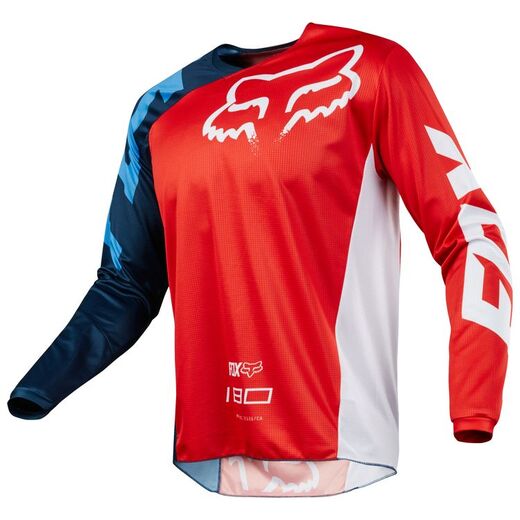 Мотоджерси Fox 180 Race Jersey красное M pitbikemarket.ru