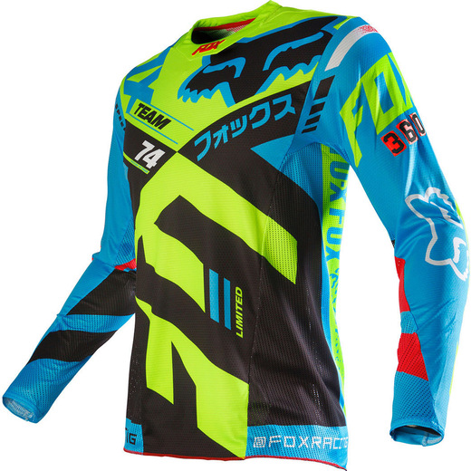 Мотоджерси Fox 360 Divizion Jersey синее / желтое M (14954-026-M) pitbikemarket.ru