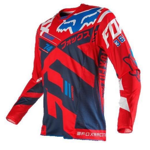 Мотоджерси Fox 360 Divizion Jersey красное L (14954-003-L) pitbikemarket.ru