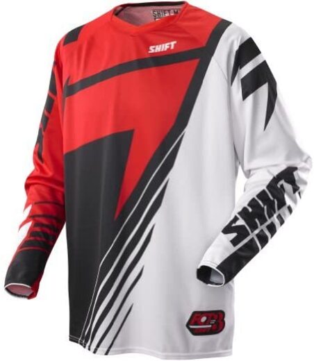 Мотоджерси Shift Faction Satellite Jersey красное / черное M pitbikemarket.ru