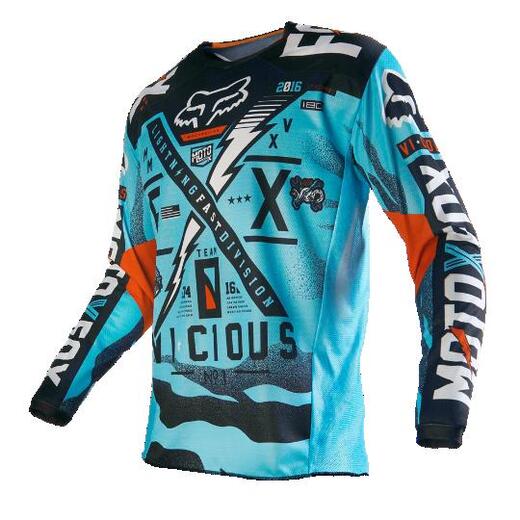 Мотоджерси подростковая Fox 180 Vicious Youth Jersey голубое M (14972-246-M) pitbikemarket.ru