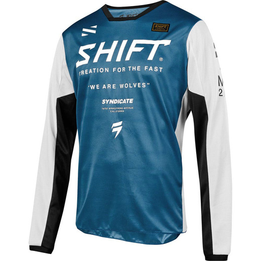 Мотоджерси Shift White Muse Jersey голубое M (21723-002-M) pitbikemarket.ru