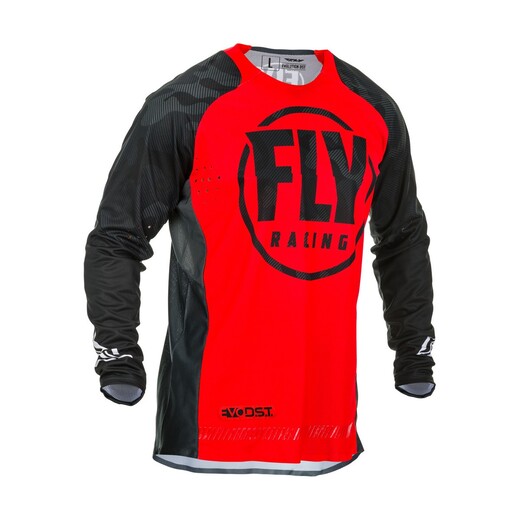 Футболка для мотокросса FLY RACING EVOLUTION DST красная/черная (2020) L pitbikemarket.ru