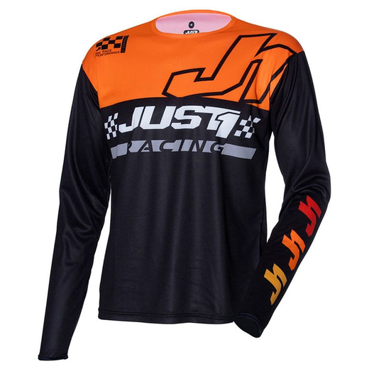 Джерси JUST1 J-COMMAND COMPETITION (черный/оранжевый, 2XL, 1560035-929-8718) pitbikemarket.ru