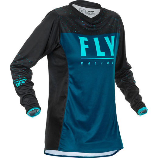 Футболка для мотокросса женская FLY RACING WOMEN'S LITE синяя/голубая/черная (2020) L pitbikemarket.ru