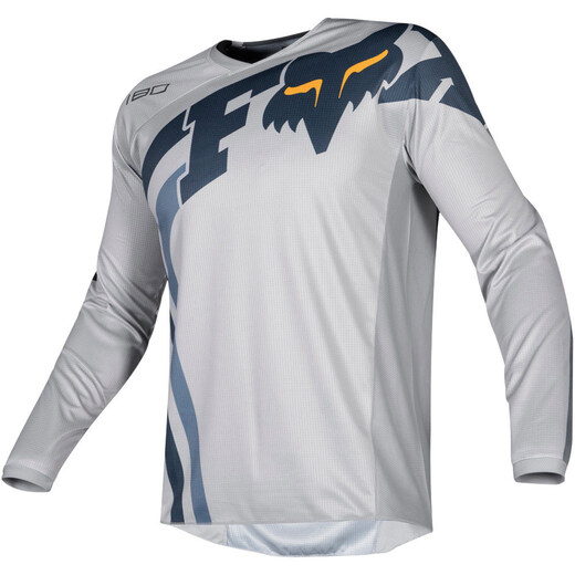 Футболка для мотокросса FOX 180 Cota серая/синяя XL pitbikemarket.ru