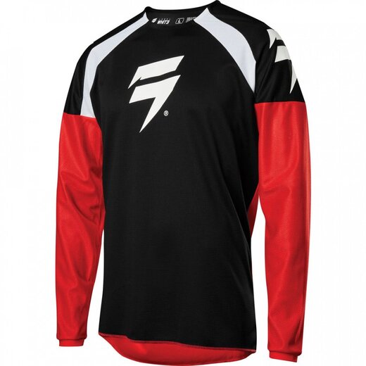 Мотоджерси Shift Whit3 Label Race 1 Jersey черное / красное M (24128-017-M) pitbikemarket.ru