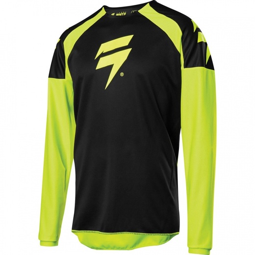 Мотоджерси Shift Whit3 Label Race 1 Jersey Flow желтое L (24128-130-L) pitbikemarket.ru