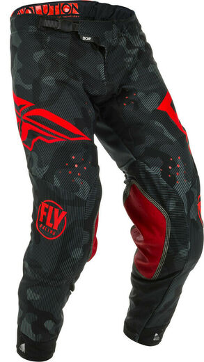 Брюки для мотокросса FLY RACING EVOLUTION DST красные/черные (2020) 36 pitbikemarket.ru