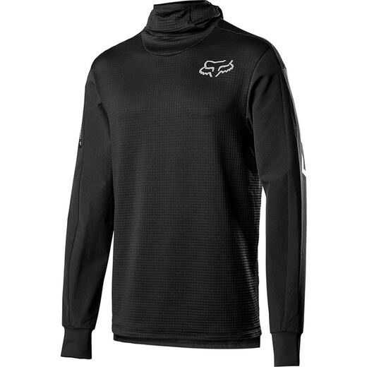 Мотоджерси Fox Defend Thermo Hooded Jersey черное L (23988-001-L) pitbikemarket.ru