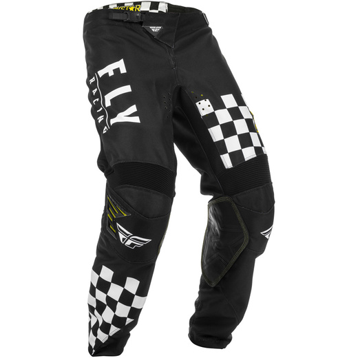 Брюки для мотокросса FLY RACING KINETIC ROCKSTAR черные/белые (2020) 36 pitbikemarket.ru