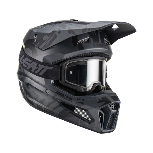 Мотошлем Leatt Moto 3.5 Helmet Kit (Stealth, L, 2023 (1023011153)) pitbikemarket.ru