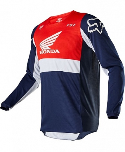 Мотоджерси Fox 180 Honda Jersey темно-синее / красное XXL (23929-248-2X) pitbikemarket.ru