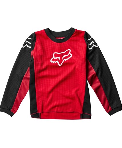 Мотоджерси детская Fox 180 Prix Kids Jersey красное KS (23966-122-KS) pitbikemarket.ru