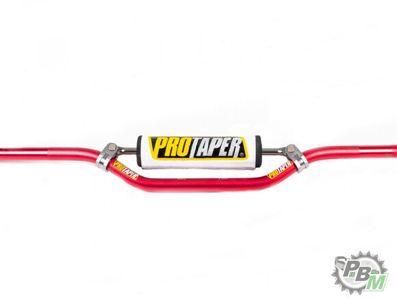 Руль 22мм #1 с перекладиной+защита красный pitbikemarket.ru