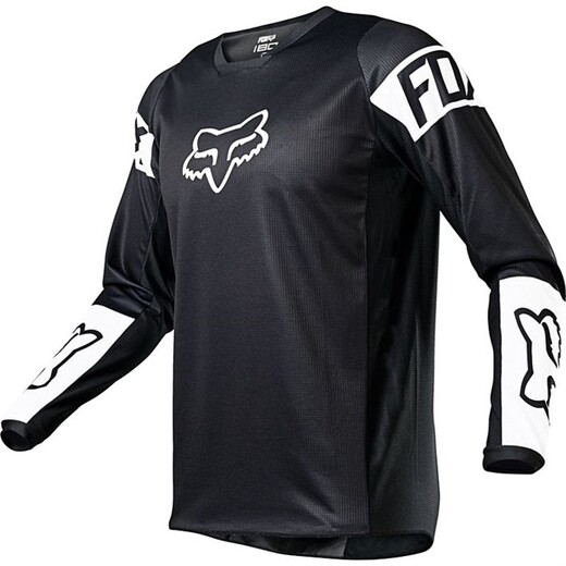 Мотоджерси подростковая Fox 180 Revn Youth Jersey (Black/White, YL, 2021 (25862-018-YL)) pitbikemarket.ru