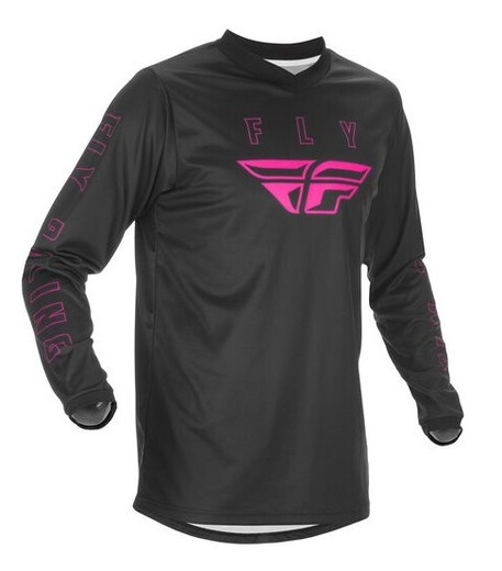 Джерси FLY RACING F-16 черная/розовая 2021 XL pitbikemarket.ru