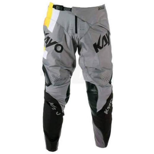 Брюки для мотокросса ATAKI Rampage серые/желтые M pitbikemarket.ru