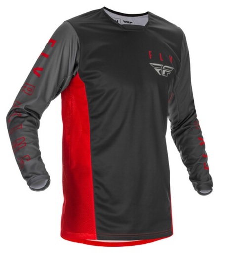 Джерси FLY RACING KINETIC K121 красная/серая/черная 2021 XXL pitbikemarket.ru
