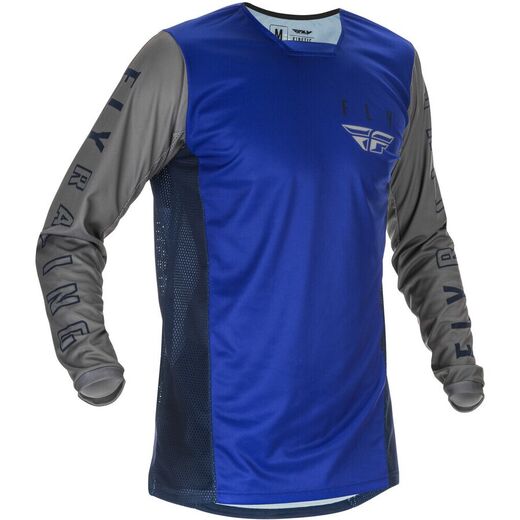 Джерси FLY RACING KINETIC K121 синяя/серая 2021 M pitbikemarket.ru