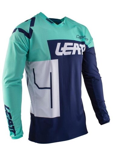 Мотоджерси подростковая Leatt GPX 3.5 Junior Jersey голубое L (140-150cm) (5020001922) pitbikemarket.ru