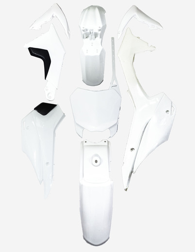 Комплект пластика для питбайка BSE PH / WELS CRF (тип CRF110) белый pitbikemarket.ru