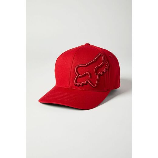 Бейсболка Fox Episcope Flexfit Hat черная / красная, S/M, 2021 (23689-055-S/M) pitbikemarket.ru