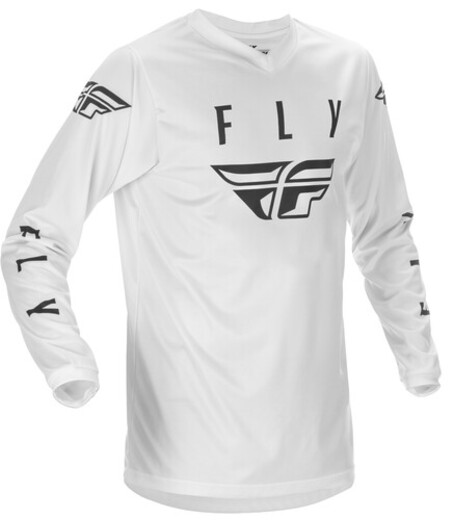 Джерси FLY RACING UNIVERSAL белая/черная 2021 M pitbikemarket.ru