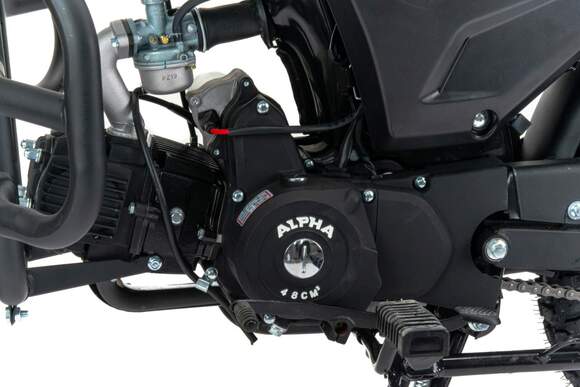Мопед Motoland Альфа Forester RS 11 (LM48-B) черный 18/18 (A) pitbikemarket.ru