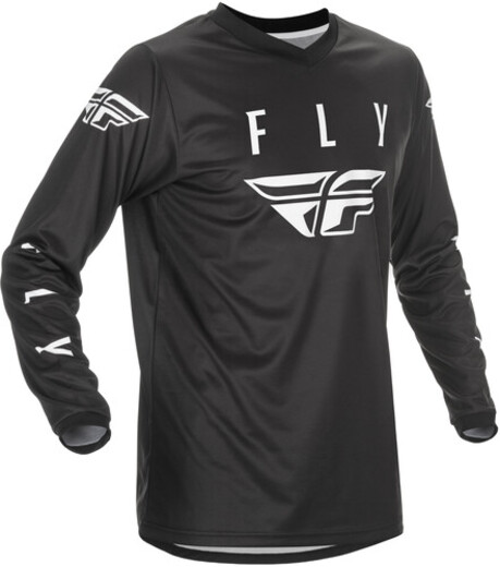 Джерси FLY RACING UNIVERSAL черная/белая 2021 M pitbikemarket.ru