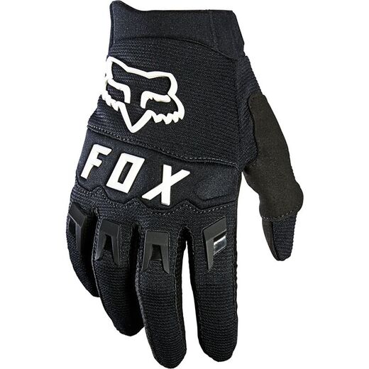 Мотоперчатки подростковые Fox Dirtpaw Youth Glove Black/White, YS, 2021 (25868-018-YS) pitbikemarket.ru