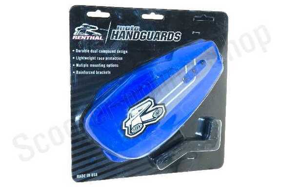 Защита рук двухкомпонентная + крепеж на руль RENTHAL HG-100 синяя pitbikemarket.ru