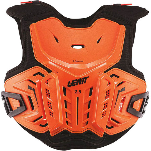 Защита панцирь подростковый Leatt Chest Protector 2.5 Junior (Orange/Black, S/M, 2024 (5017120140)) pitbikemarket.ru