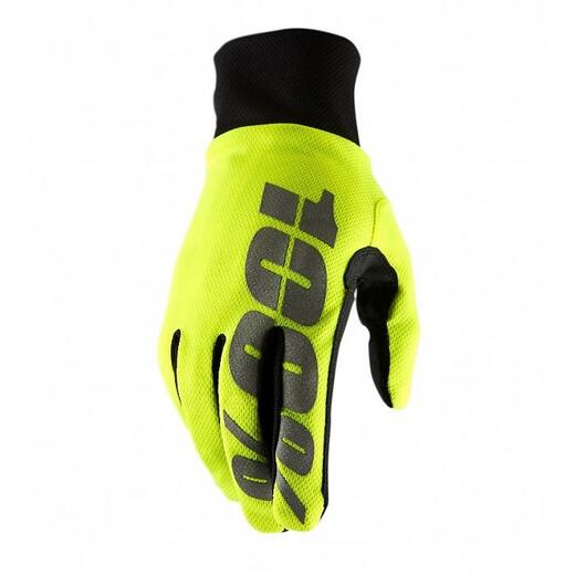Мотоперчатки 100% Hydromatic Waterproof Glove Neon Yellow XL (10011-004-13) pitbikemarket.ru