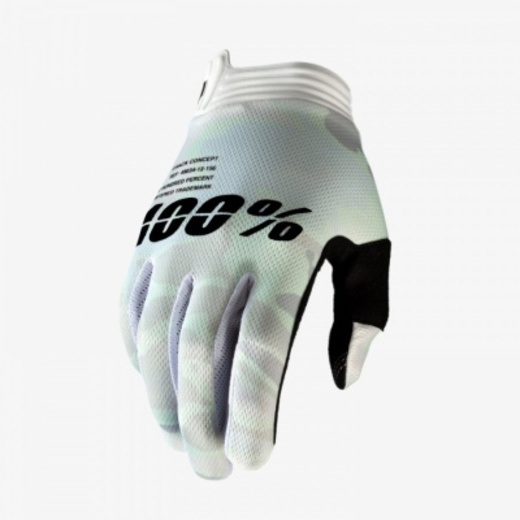 Мотоперчатки 100% ITrack Glove White Camo S (10015-085-10) pitbikemarket.ru