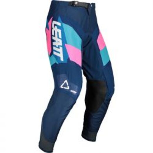 Мотоштаны Leatt Moto 4.5 Pant Blue/Pink W34 pitbikemarket.ru