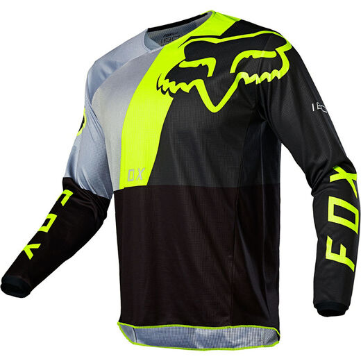 Мотоджерси подростковая Fox 180 Lovl SE Youth Jersey черное / желтое XL (26529-019-YXL) pitbikemarket.ru