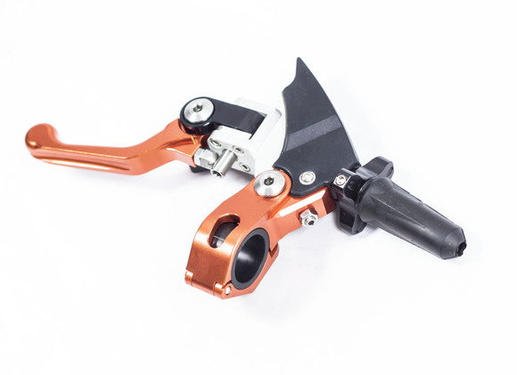 Рычаг сцепления складной в сборе короткий Avantis Enduro 250/250Pro (Оранжевый) pitbikemarket.ru