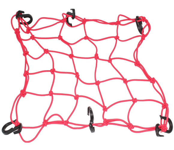 Сетка багажная SM-PARTS 40 х 40 см красная pitbikemarket.ru