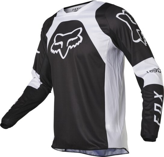 Мотоджерси Fox 180 Lux Jersey (Black/White, L, 2022 (28144-018-L)) pitbikemarket.ru
