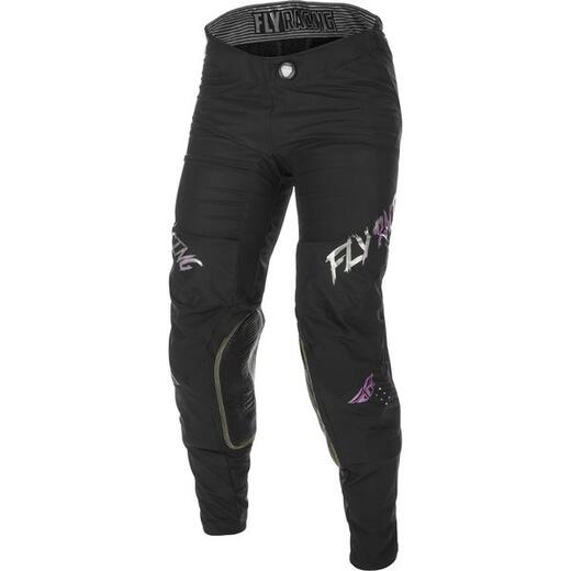 Брюки для мотокросса FLY RACING LITE S.E. черные/серебристые 2021 32 pitbikemarket.ru