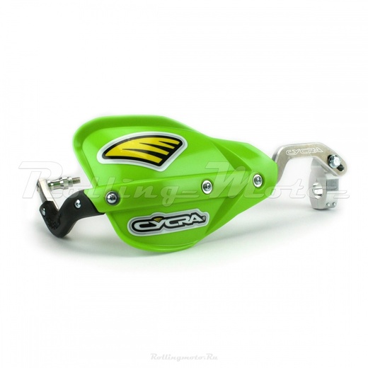 Защита рук эндуро + крепеж на руль CYCRA PROBEND CRM 1-1/8" зеленая pitbikemarket.ru